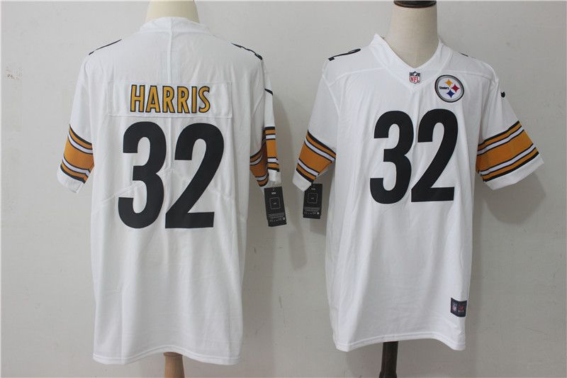 Men Pittsburgh Steelers #32 Harris White Nike Vapor Untouchable Limited NFL Jerseys